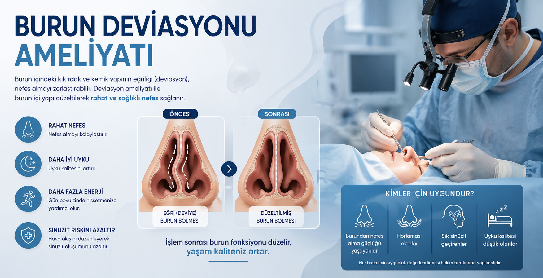 Burun Deviasyonu Ameliyatı