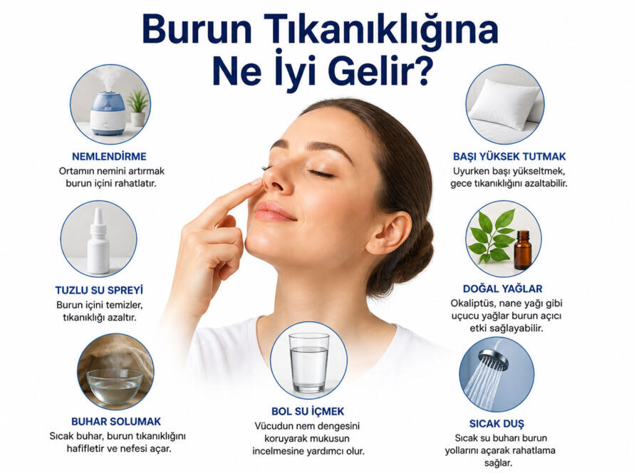Burun Tıkanıklığına Ne İyi Gelir?