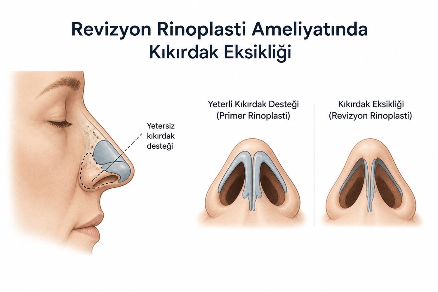 Revizyon Rinoplasti Ameliyatında Kıkırdak Eksikliği